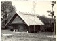 Braku restaurācija.  Drēbju klēts pēc restaurācijas no dienvidaustrumu puses, blakus trīs jauni oši . 1960.g