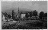 Dundagas pils. Stefenhagens graviras (ap 1820.) attēla fotokopija. Kreisajā malā piķieris ar suņiem un mednieki zirgos.