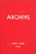 "Archīvs" (I sējums) - 1960.g.