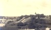 Talsu ainava. Skats uz pilskalnu un baznīcu, 1930-tos g.